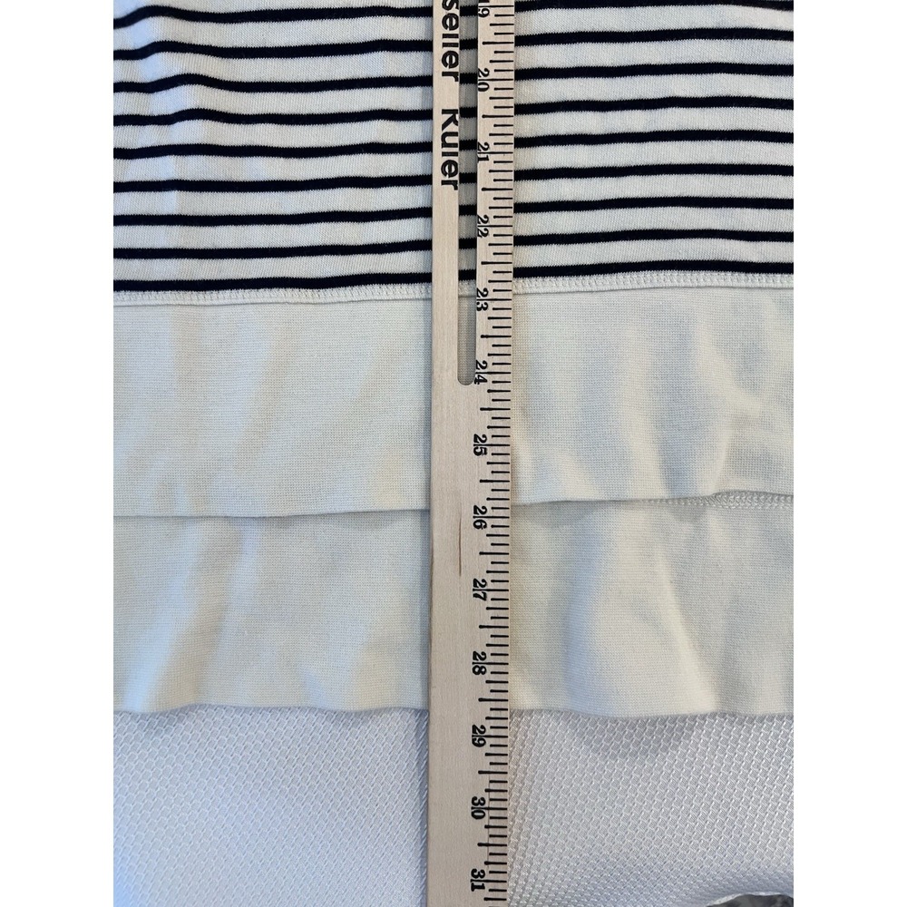 Sweaty Betty London-XXL-Sweatshirt-Black Ivory-Athleisure-French Terry-Lounge - Picture 9 of 12
